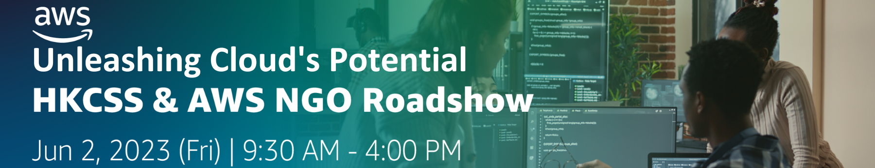 HKCSS x AWS NGO Roadshow (Banner)
